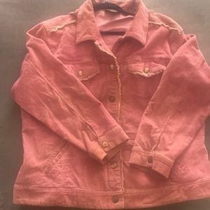 Pink Corduroy Jacket